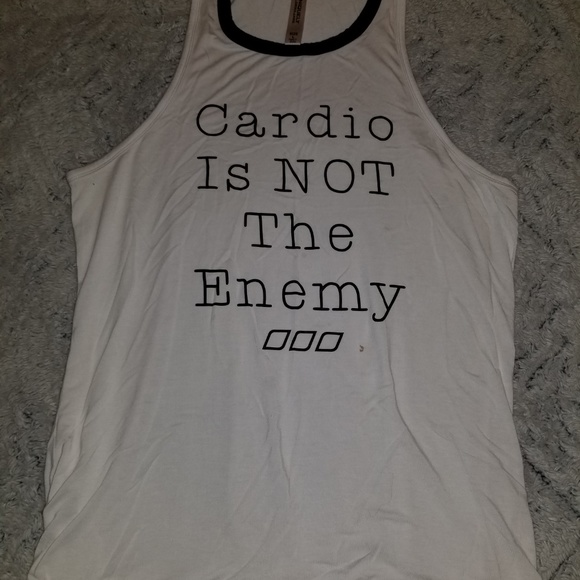 Women's White Graphic Tank Top - Picture 2 of 7